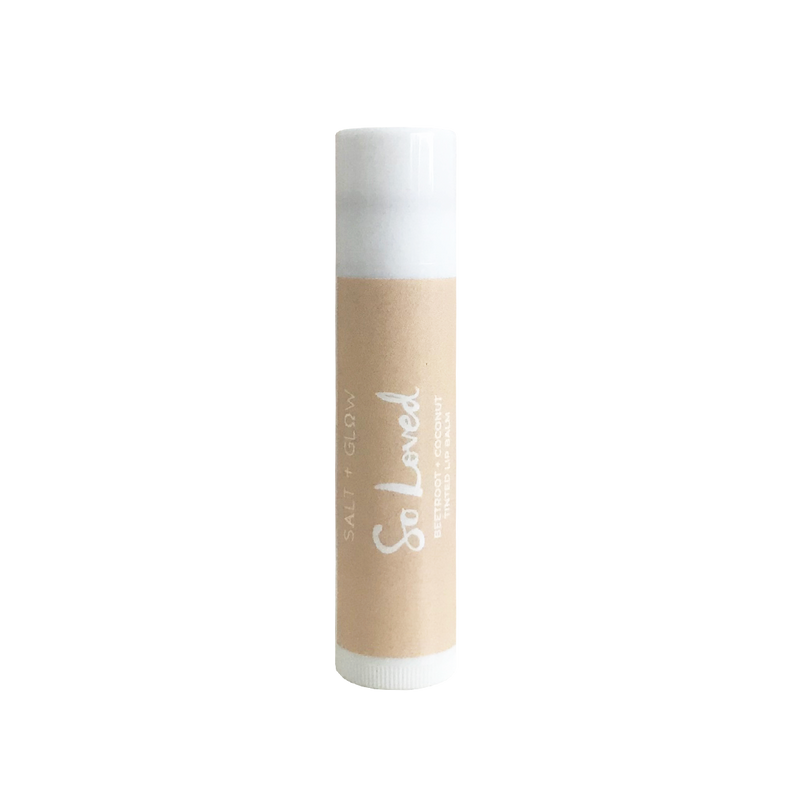 SO LOVED Tinted Lip Balm | The Green Beauty Co | Organic & Natural Skincare, Makeup and Perfume